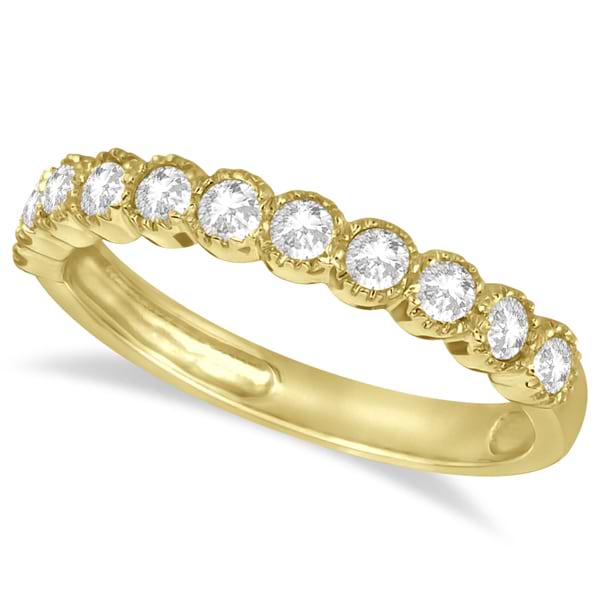 Half-Eternity Diamond Anniversary Ring 14K Yellow Gold (0.50ct)
