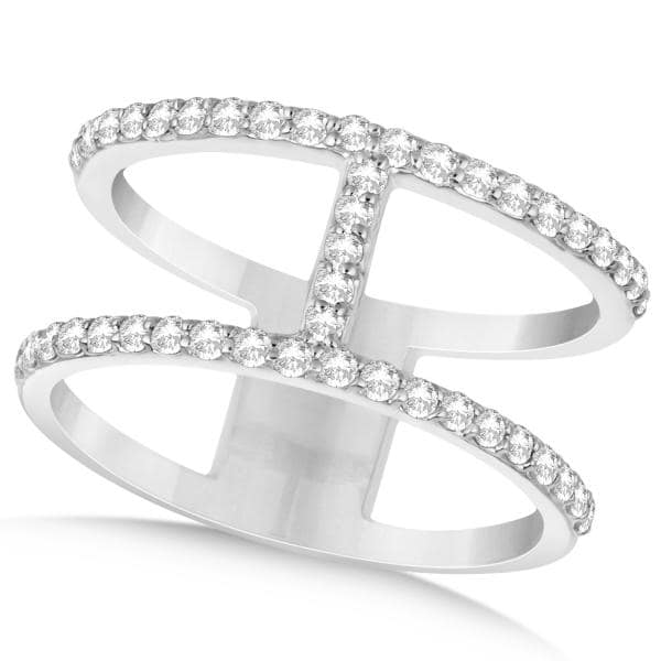 V style Diamond Fashion Ring on 14K Yellow Gold | Marctarian