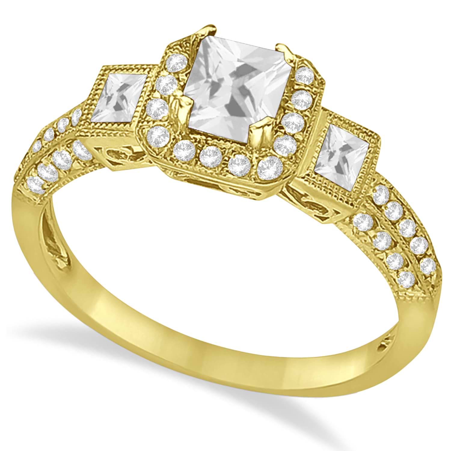 Diamond Engagement Ring in 14k Yellow Gold (1.35ctw)