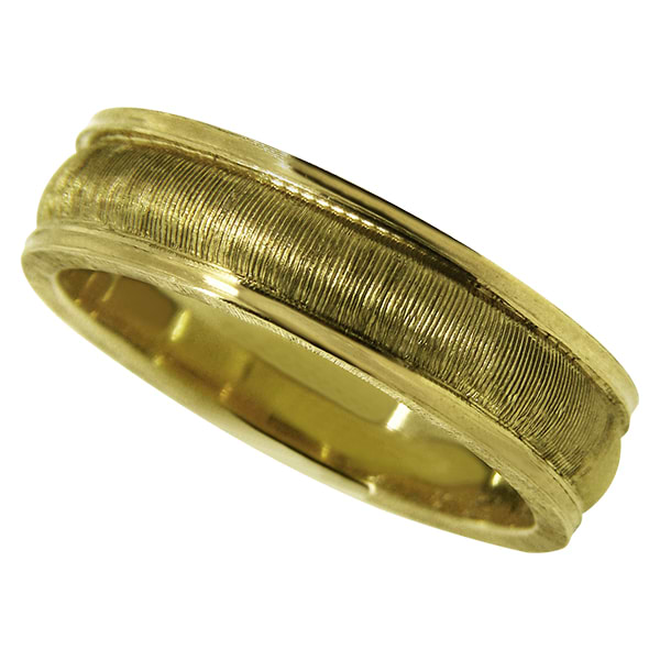 Buccellati Estate Ring Wedding Band in 18k Yellow Gold