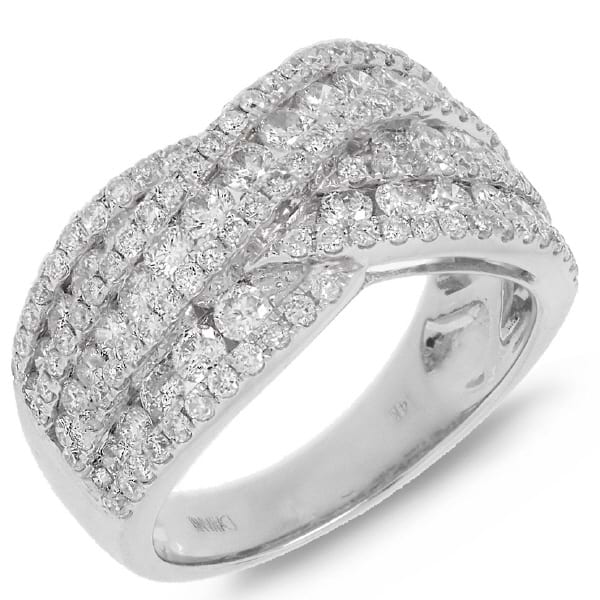 1.90ct 14k White Gold Diamond Lady's Ring