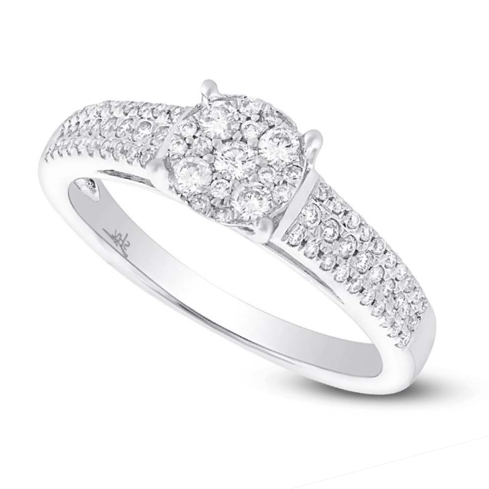 0.38ct 14k White Gold Diamond Lady's Ring