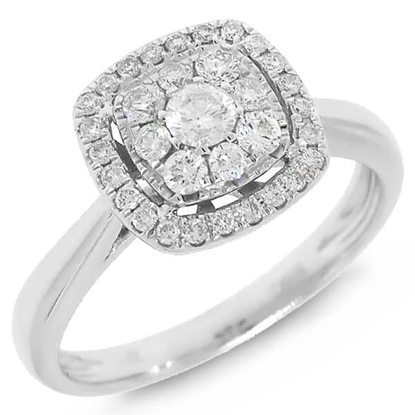 0.46ct 14k White Gold Diamond Lady's Ring