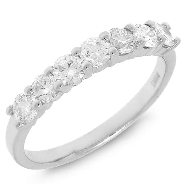 0.77ct 14k White Gold Diamond Lady's Ring