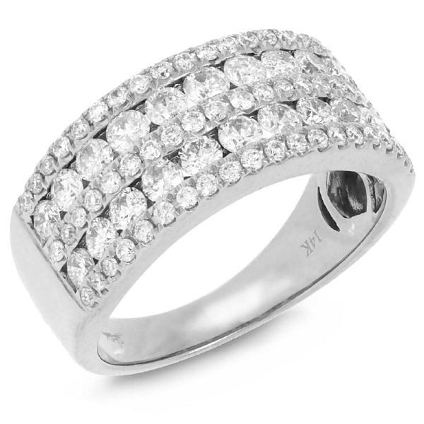 1.64ct 14k White Gold Diamond Lady's Ring
