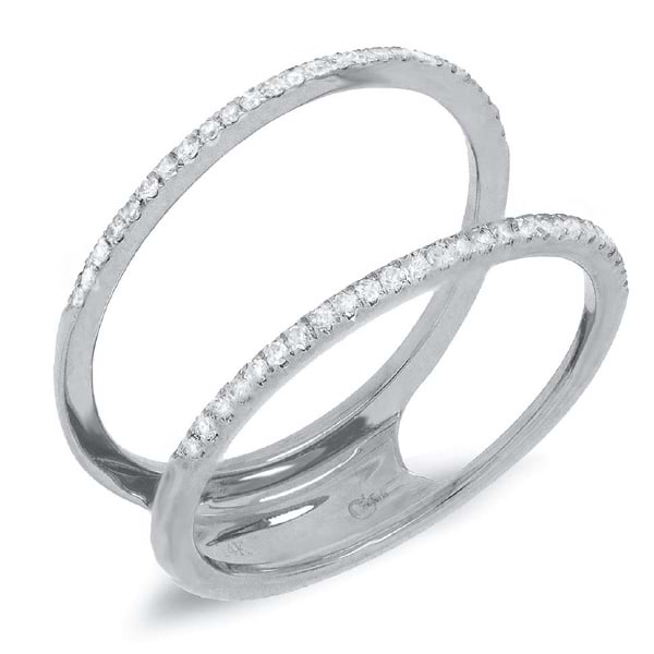 0.18ct 14k White Gold Diamond Lady's Ring