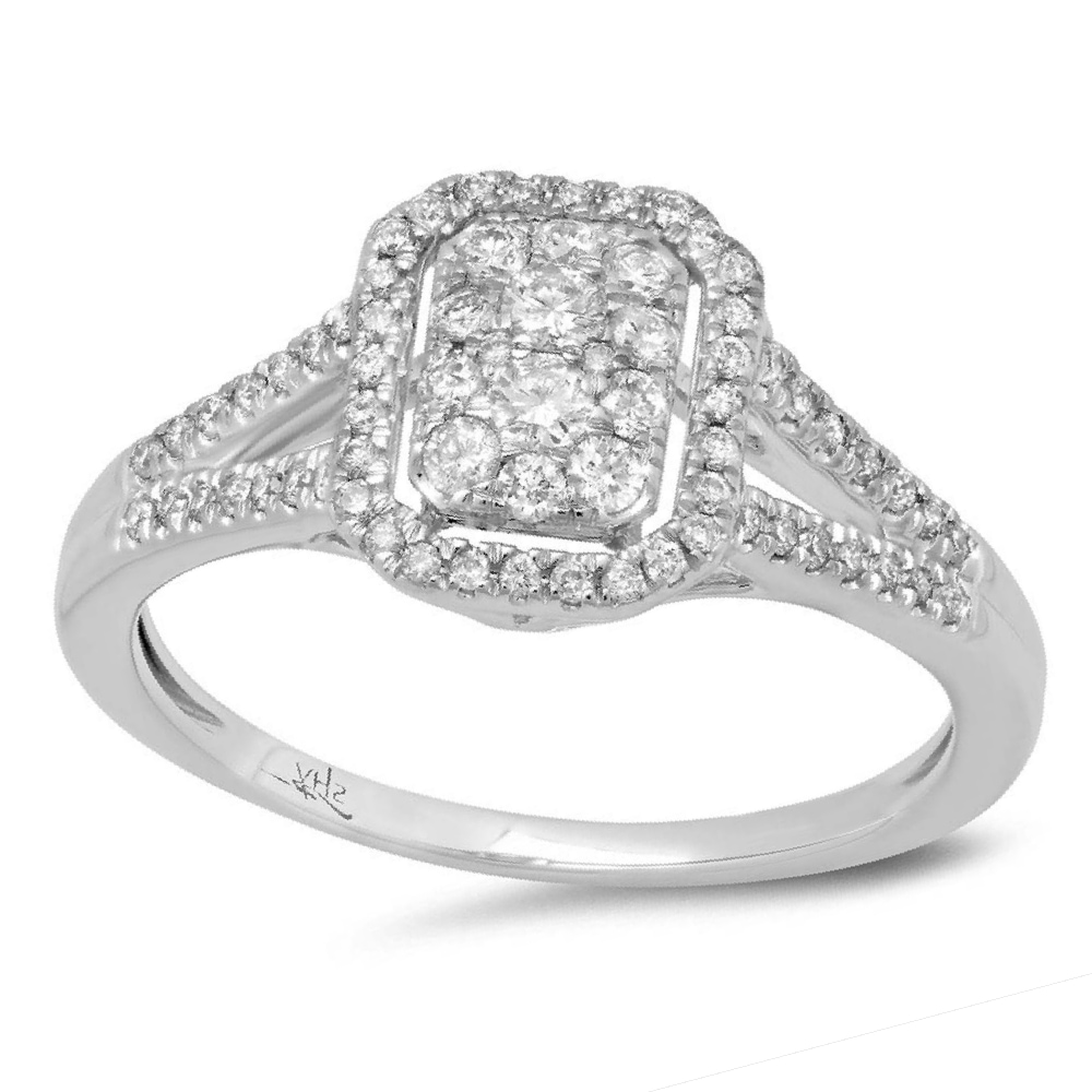 0.40ct 14k White Gold Diamond Lady's Ring
