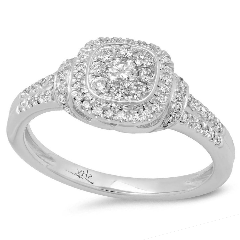 0.43ct 14k White Gold Diamond Lady's Ring