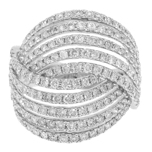 1.76ct 14k White Gold Diamond Lady's Ring