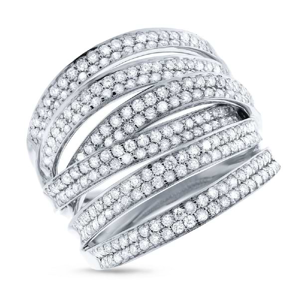 1.65ct 14k White Gold Diamond Lady's Ring
