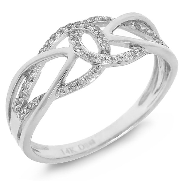 0.16ct 14k White Gold Diamond Lady's Ring