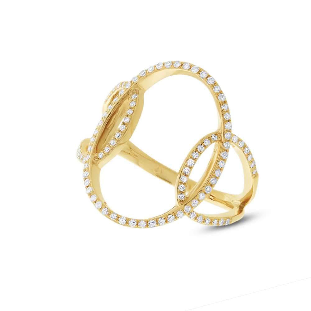 0.27ct 14k Yellow Gold Diamond Lady's Ring