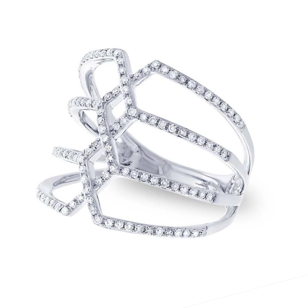 0.35ct 14k White Gold Diamond Lady's Ring