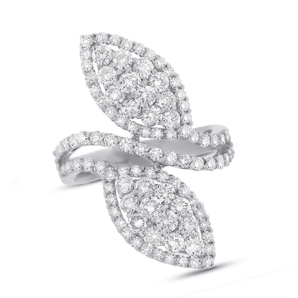 2.44ct 18k White Gold Diamond Lady's Ring