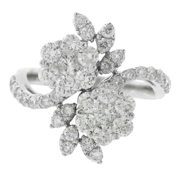 1.63ct 18k White Gold Diamond Lady's Ring