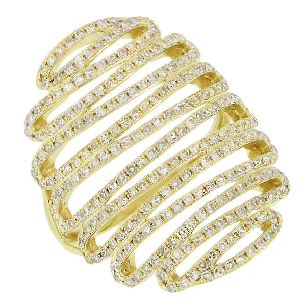 1.21ct 14k Yellow Gold Diamond Lady's Ring