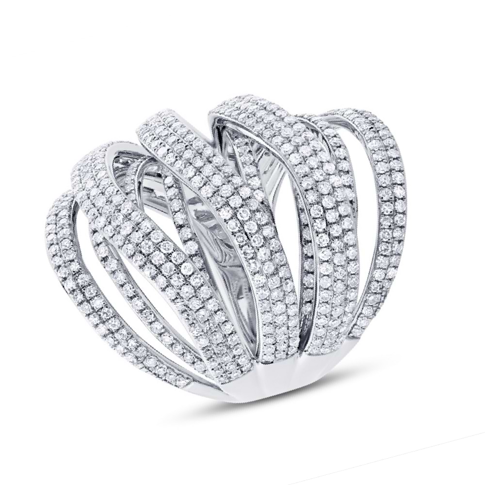 2.50ct 14k White Gold Diamond Lady's Ring