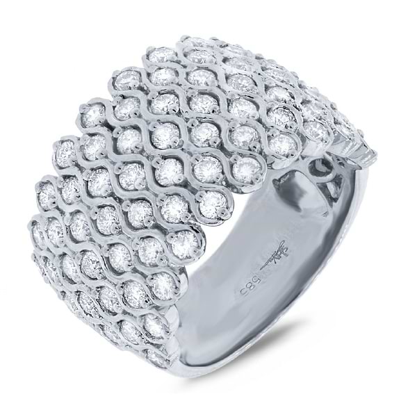 1.94ct 14k White Gold Diamond Lady's Ring