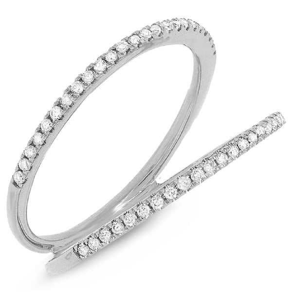 0.22ct 14k White Gold Diamond Lady's Ring