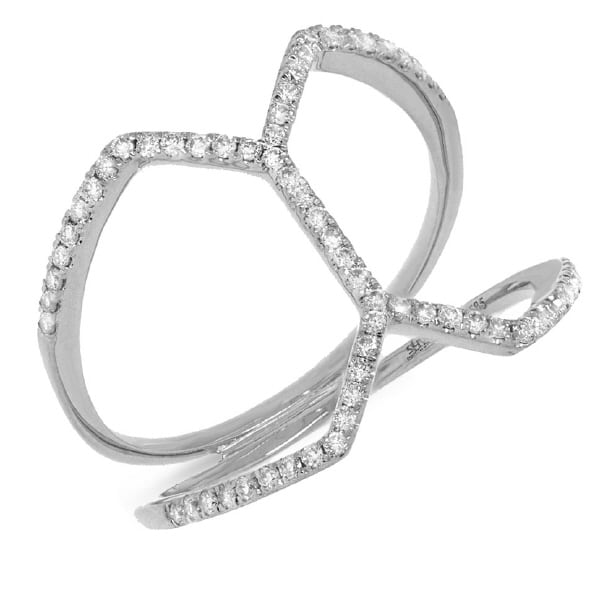 0.29ct 14k White Gold Diamond Lady's Ring