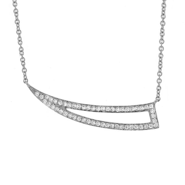 0.26ct 14k White Gold Diamond Necklace