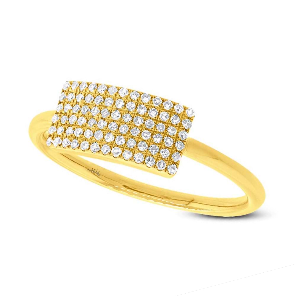0.21ct 14k Yellow Gold Diamond Lady's Ring