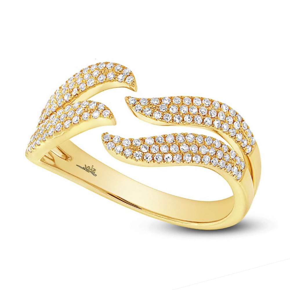 0.35ct 14k Yellow Gold Diamond Lady's Ring