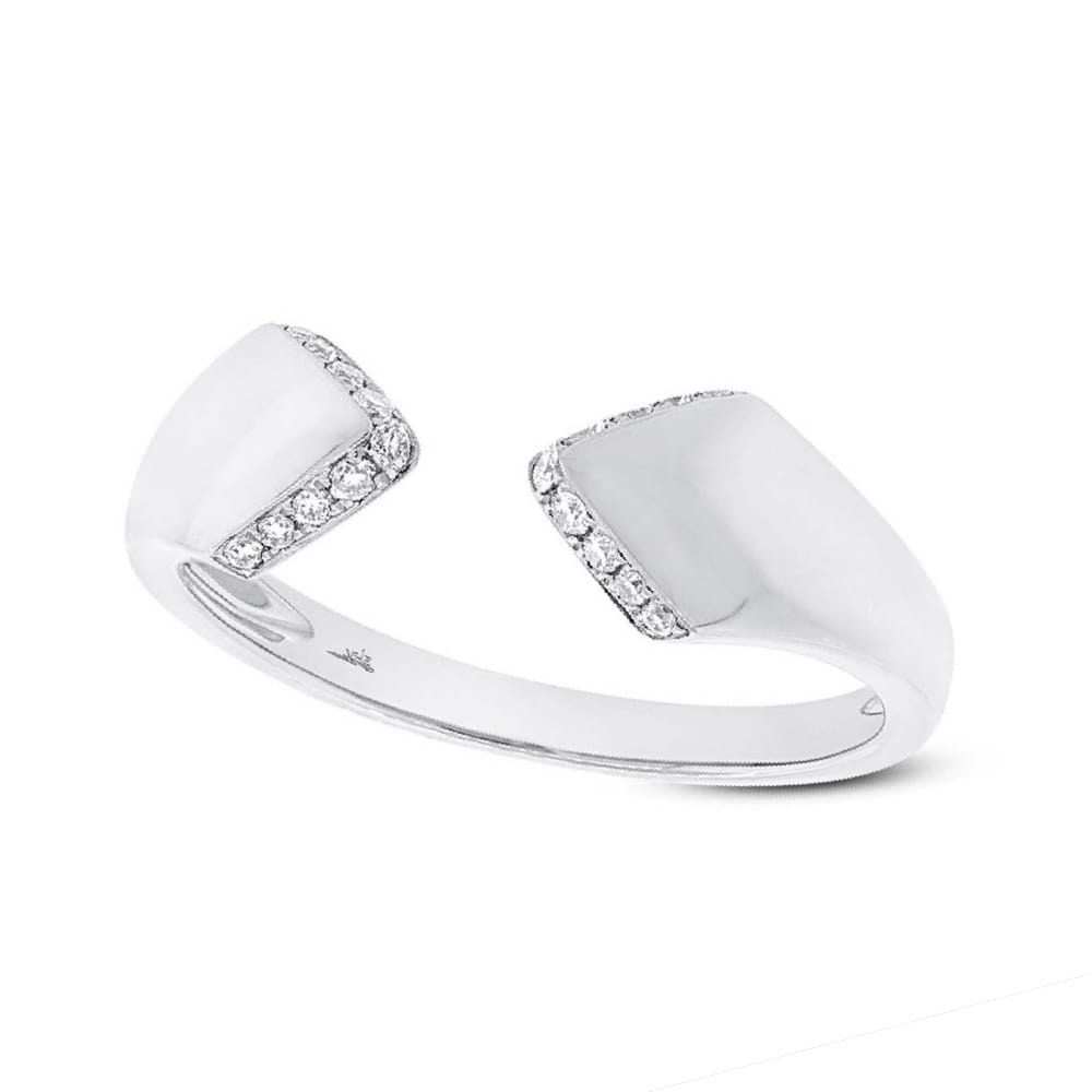 0.12ct 14k White Gold Diamond Lady's Ring