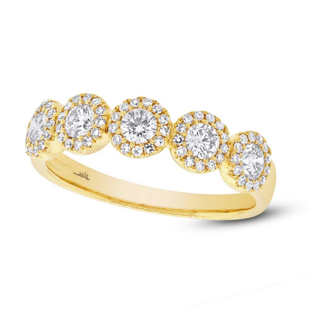 0.57ct 14k Yellow Gold Diamond Lady's Ring