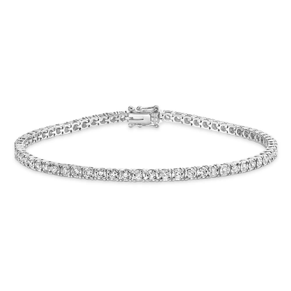Diamond Tennis Bracelet 14k White Gold (1.00ct) - AZ15922