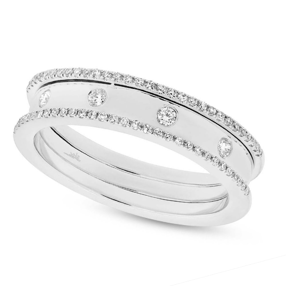 0.23ct 14k White Gold Diamond Lady's Ring