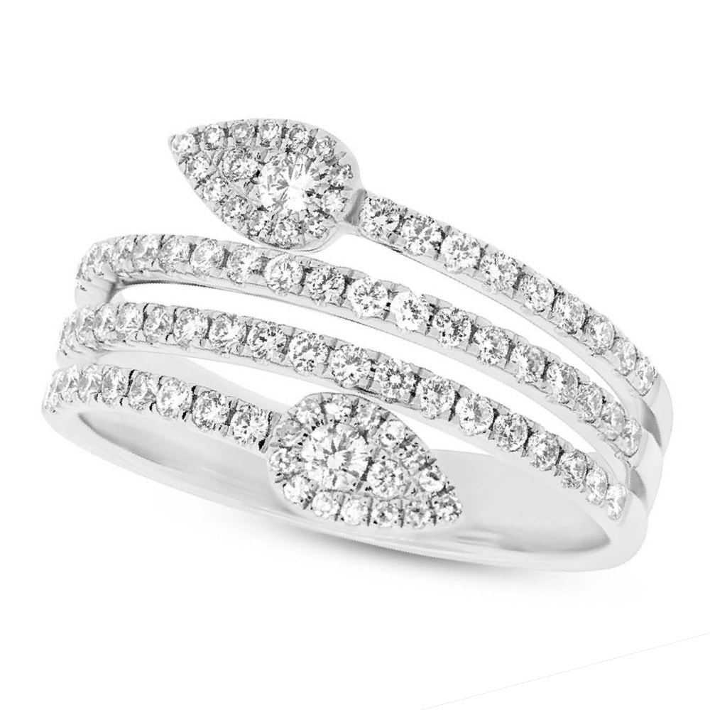 0.65ct 14k White Gold Diamond Lady's Ring
