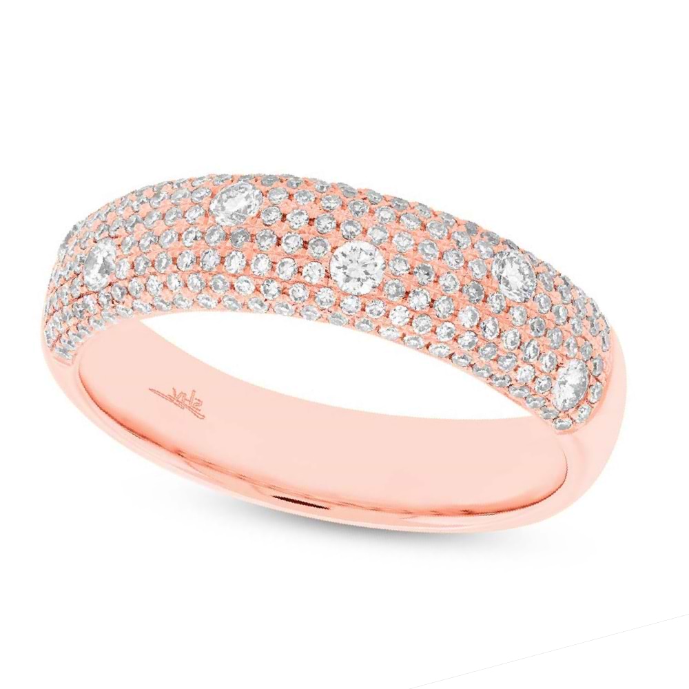 0.63ct 14k Rose Gold Diamond Lady's Ring