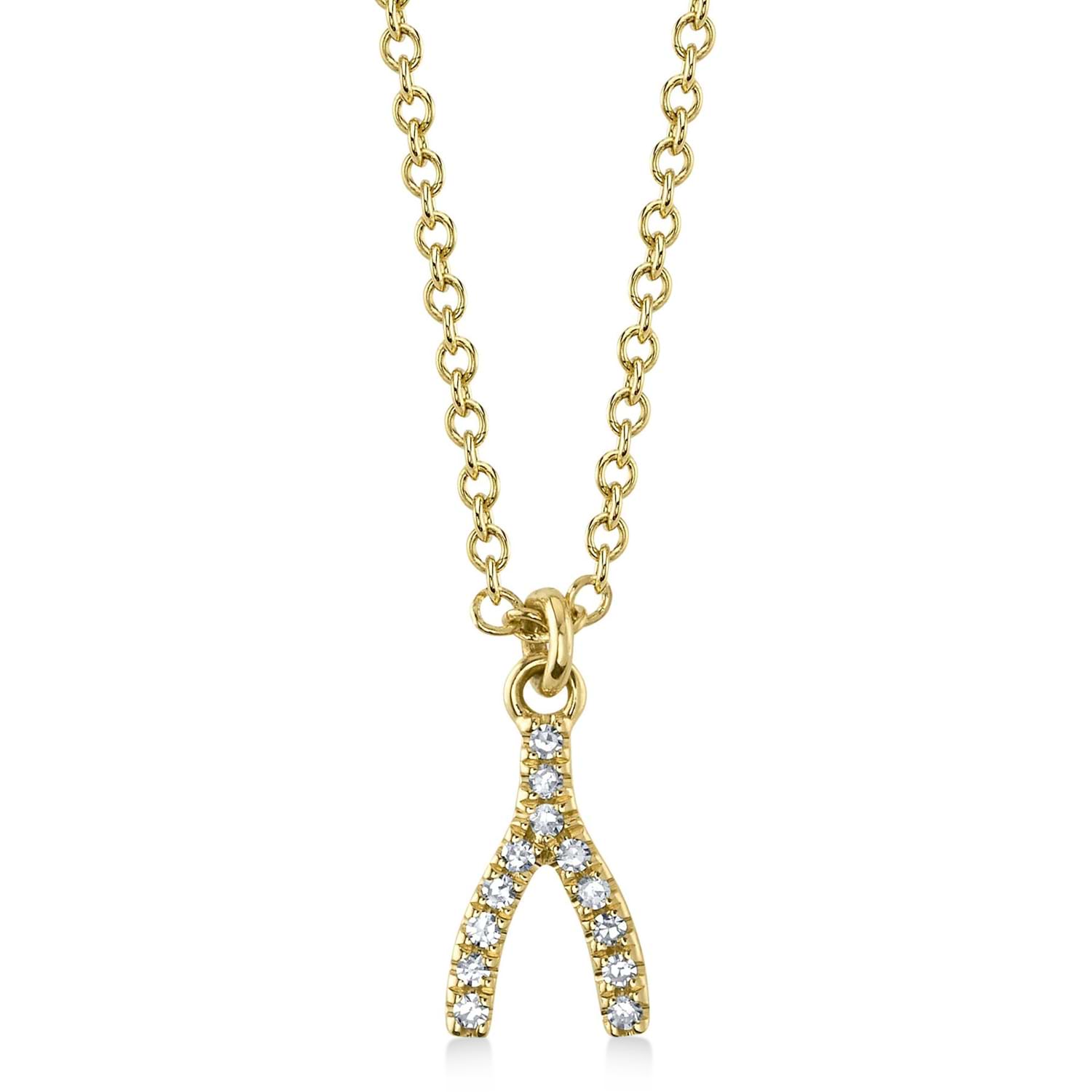 BLINE LARGE STERLING GOLD WISHBONE NECKLACE FOR WOMEN Gold-plated Alloy  Pendant Price in India - Buy BLINE LARGE STERLING GOLD WISHBONE NECKLACE  FOR WOMEN Gold-plated Alloy Pendant Online at Best Prices in