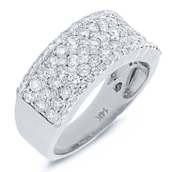 1.51ct 14k White Gold Diamond Lady's Ring