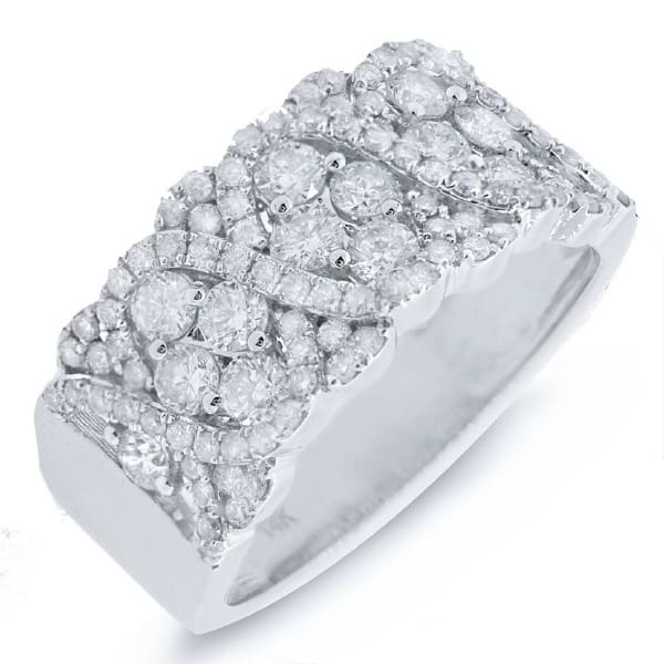 1.29ct 14k White Gold Diamond Lady's Ring