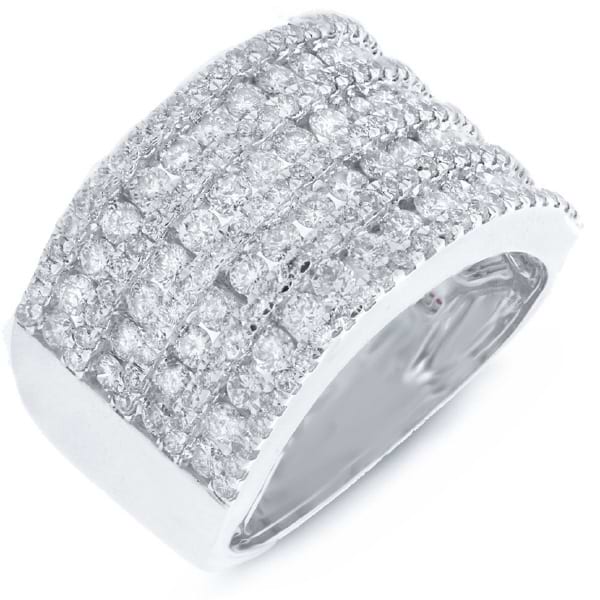 2.05ct 14k White Gold Diamond Lady's Ring