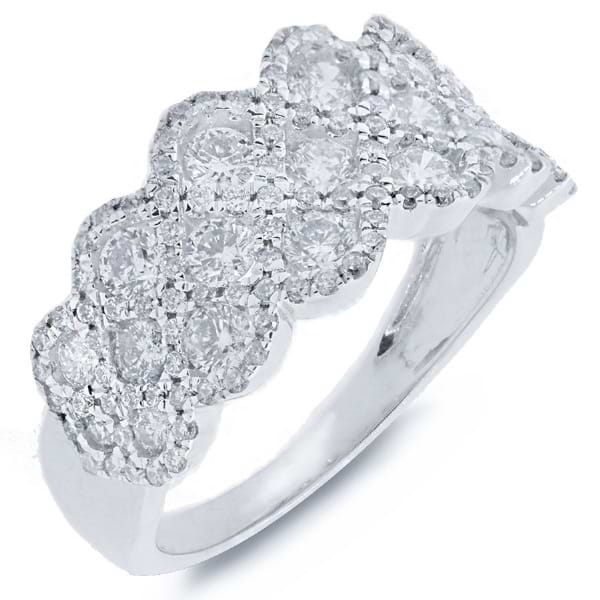 1.42ct 14k White Gold Diamond Lady's Ring