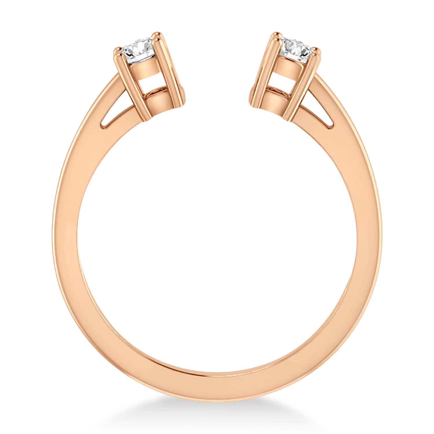 Unique Simple 8.35 mm Wedding Bands - 14k Rose Gold Band Proposal Ring  SGT649G