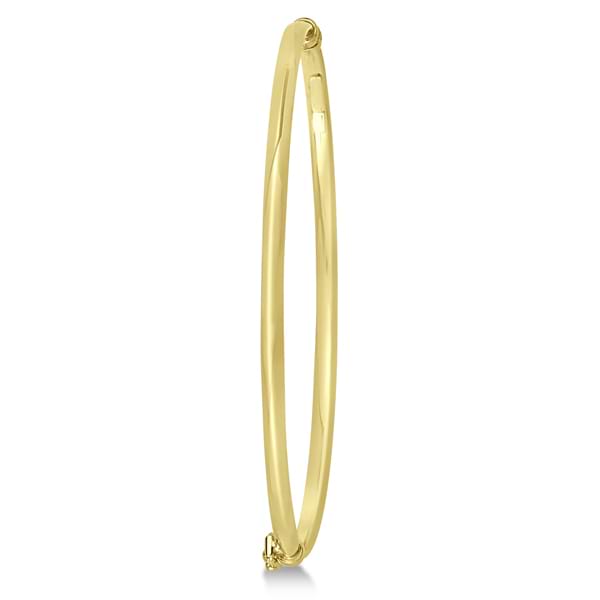Stackable Bangle Bracelet in 14k Yellow Gold