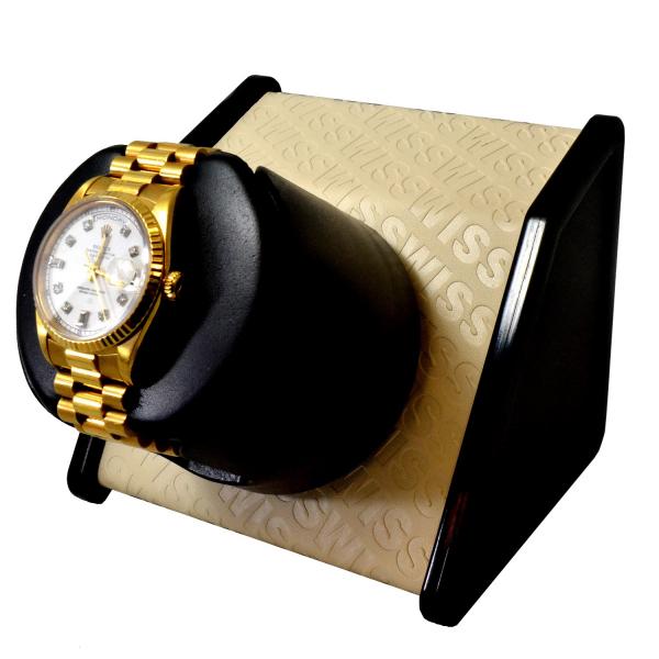 Orbita Wooden Single Watch Winder in Cream