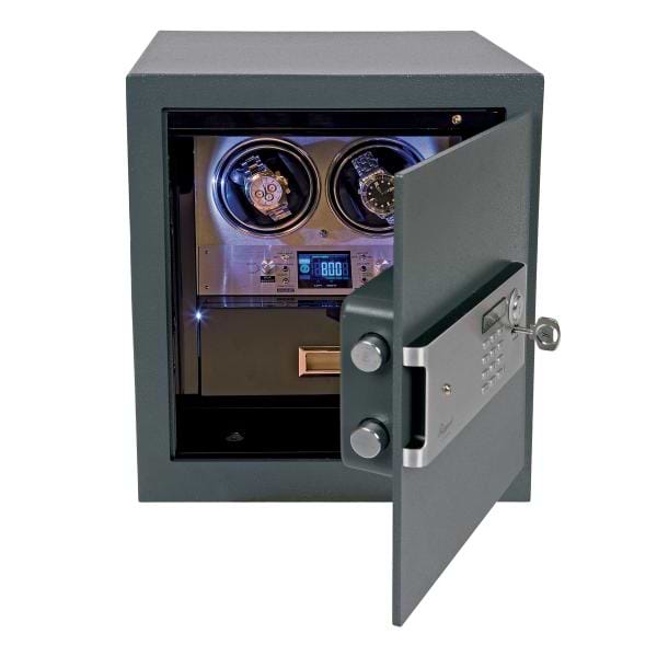 Rapport London Securita Safe and Double Watch Winder