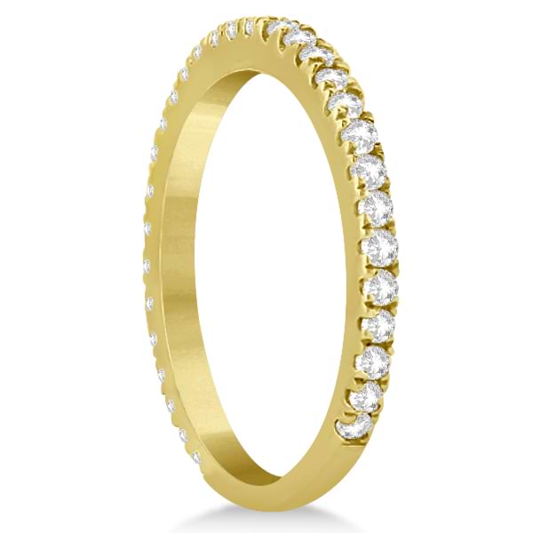 Diamond Eternity Wedding Band for Women 14K Yellow Gold Ring (0.47ct)
