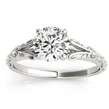 Diamond Antique Style Engagement Ring