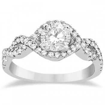 Diamond Halo Infinity Engagement Ring I