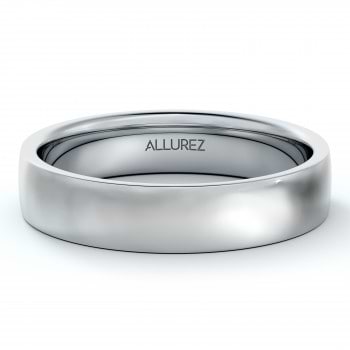 Solid Palladium 3mm Comfort Fit Wedding Band Ring Classic Plain Traditional  - Size 5 | Amazon.com