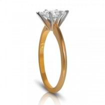 Marquise Diamond Solitaire Engagement Ring 14k Yellow Gold (0.62ct)