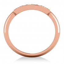 Diamond Horseshoe Fashion Ring 14k Rose Gold (0.27ct)