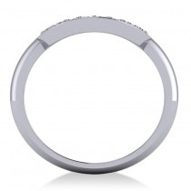 Diamond Horseshoe Fashion Ring 14k White Gold (0.27ct)
