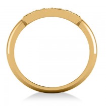 Diamond Horseshoe Fashion Ring 14k Yellow Gold (0.27ct)